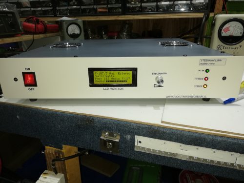 transmisor de 0 a 150 w digital 
rango frecuencia, 88 a 108 mhz